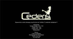 Desktop Screenshot of ceders.dk